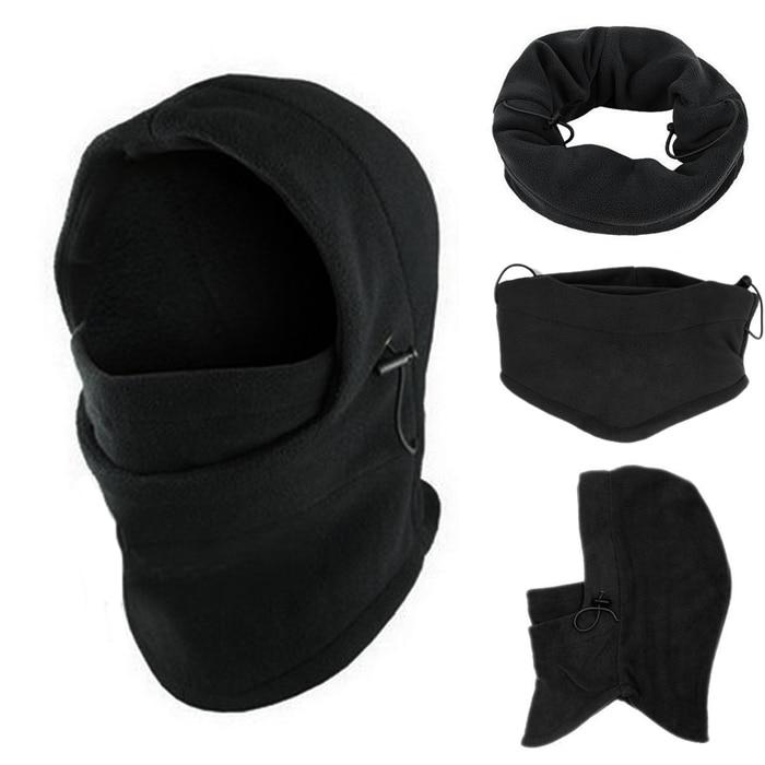 6 in 1 Balaclava Hood - Black | Action Pro Sports