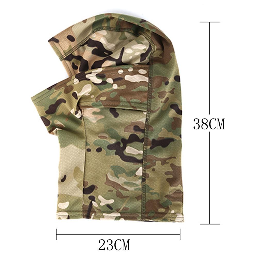 Lightweight Balaclava Hood - Light Green Camo | Action Pro Sports