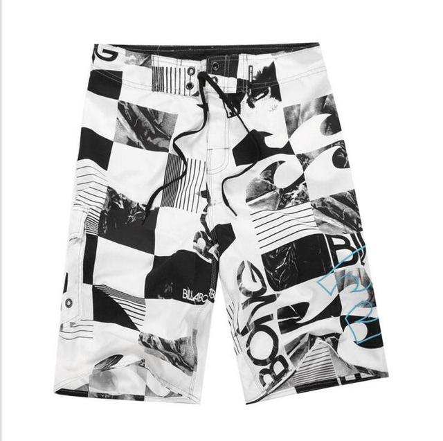 Men's Board Shorts - Black/White Wave | Action Pro Sports