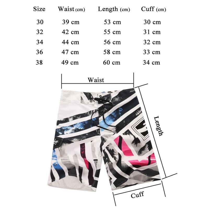 Men's Board Shorts - Black/White Wave