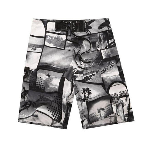 Men's Board Shorts - B&W Snapshots | Action Pro Sports