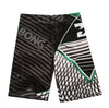 Men's Board Shorts - Black/Green | Action Pro Sports