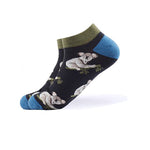 Cool Socks Dude - Sport & Dress Socks - Black Koala Bear Ankle Socks - Action Pro Sports