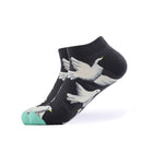 Cool Socks Dude - Sport & Dress Socks - Blue White Dove Ankle Socks - Action Pro Sports