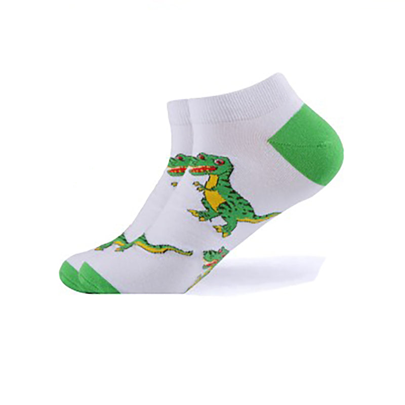 White T-Rex Ankle Socks - Action Pro Sports