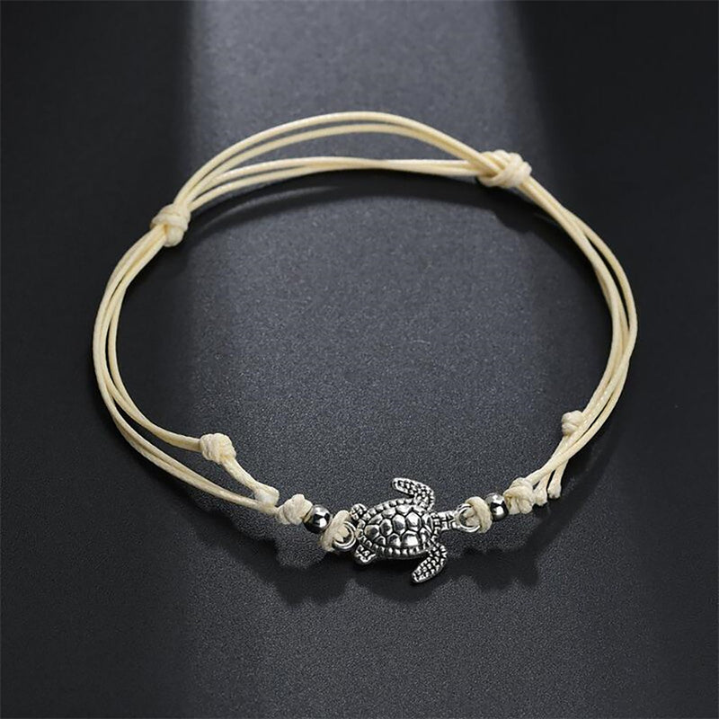 Silver Turtle Anklets - Action Pro Sports