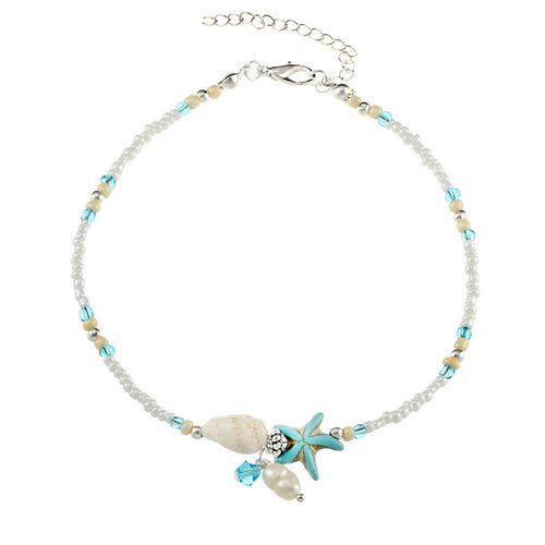 Starfish & Shell Anklets - Action Pro Sports