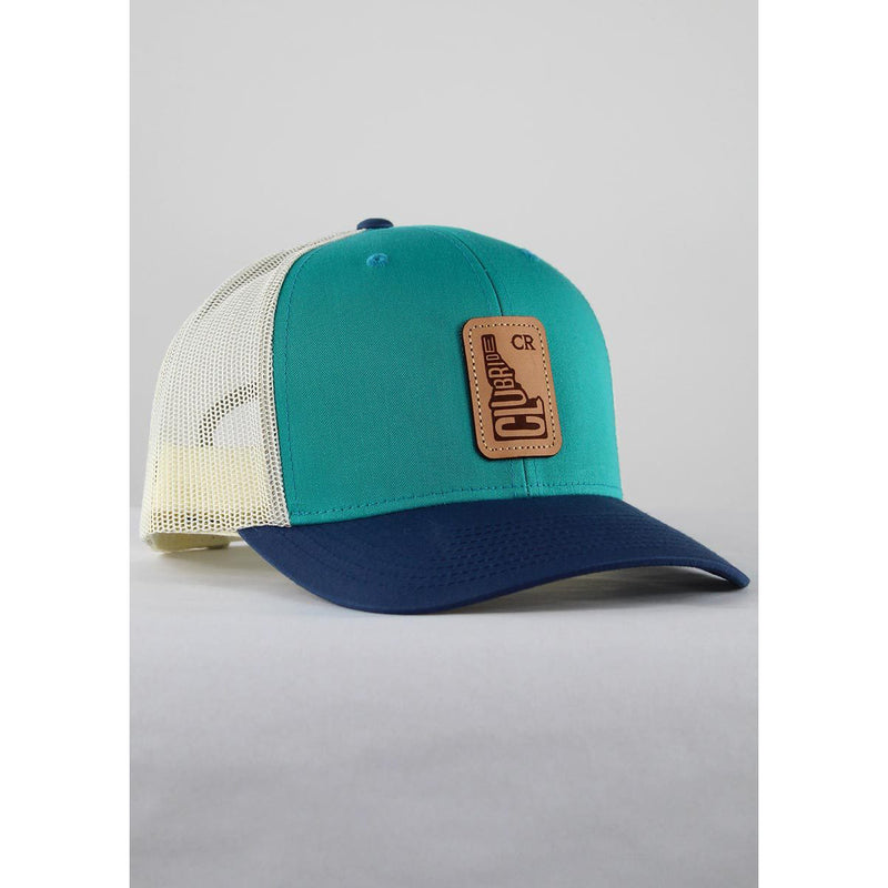 Classic CR Logo Trucker Hat - Teal/Birch | Action Pro Sports