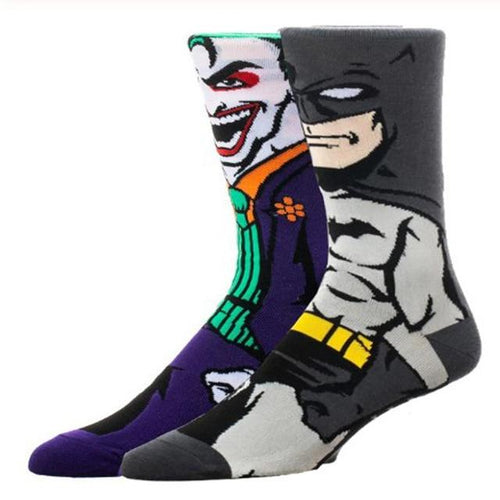 Batman & Joker Crew Socks | Action Pro Sports