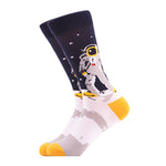 Cool Socks Dude - Sport & Dress Socks - Astronaut Crew Socks - Action Pro Sports