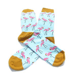 Cool Socks Dude - Sport & Dress Socks - Flamingo Party Crew Socks - Action Pro Sports