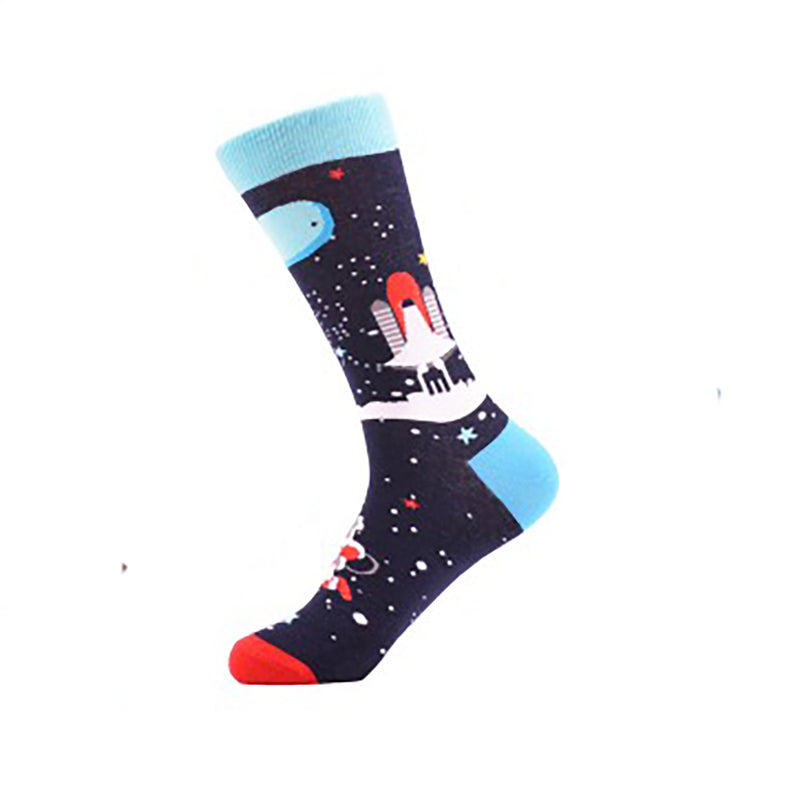 Rocket Ship Crew Socks - Action Pro Sports