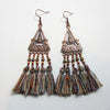 Flower Mill Jewelry - Earrings and Clasps - Antique Triangle Tassel Earrings - Action Pro Sports