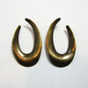 Geometric Crescent Hoop Earrings - Action Pro Sports