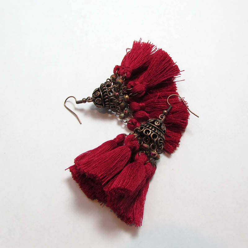 Exotic Tassel Earrings - Action Pro Sports