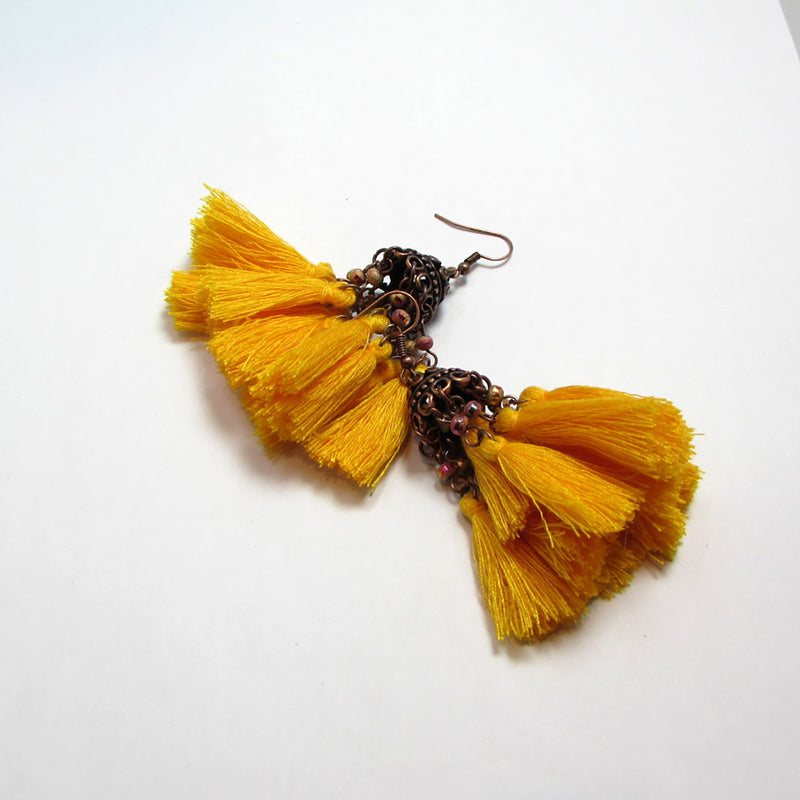 Exotic Tassel Earrings - Action Pro Sports