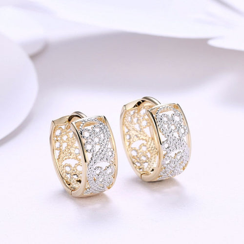 Gold & Silver Cuff Earrings - Action Pro Sports