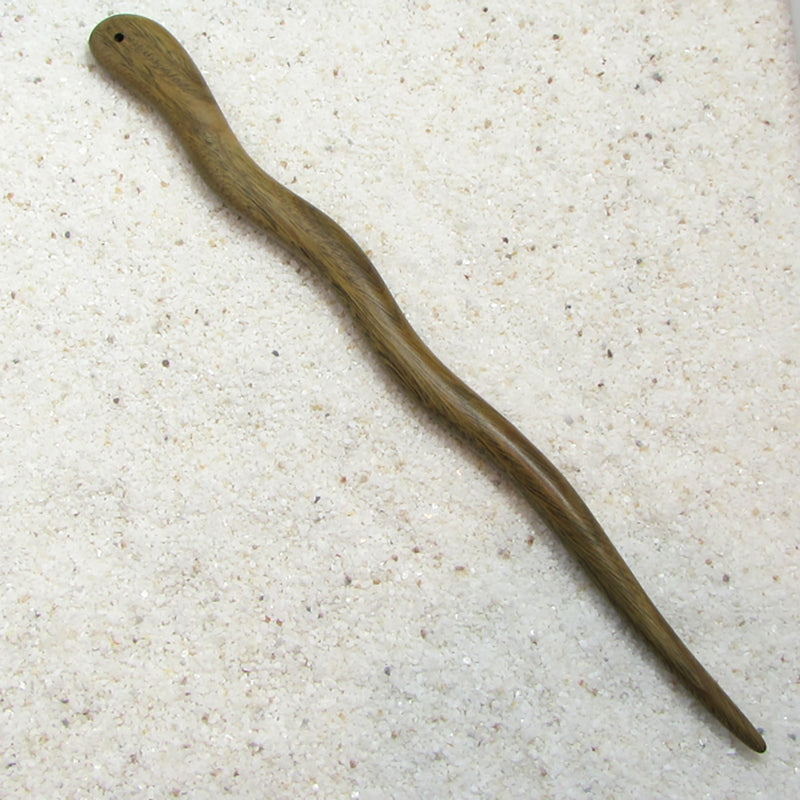 Japanese Traditional Wavy Wood Hairpins - Action Pro Sports