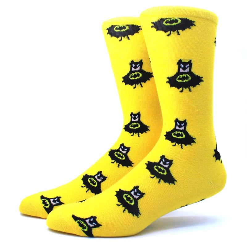 Sneaky Bat Man Crew Socks - Action Pro Sports