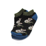Cool Socks Dude - Sport & Dress Socks - Black Koala Bear Ankle Socks - Action Pro Sports