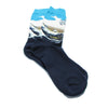 Cool Socks Dude - Sport & Dress Socks - Blue Tidal Wave Crew Socks - Action Pro Sports