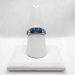 Blue Fire Opal Rings - Action Pro Sports