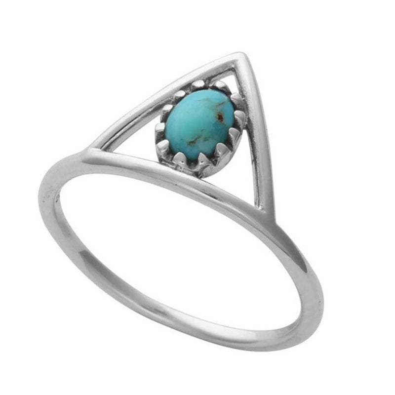 Eternal Triangle Turquoise Rings - Action Pro Sports