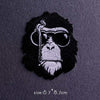 Fan Character Iron On Patch - Smoking Gorilla