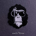 Fan Character Iron On Patch - Smoking Gorilla