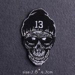 Fan Character Iron On Patch - 13 Skull