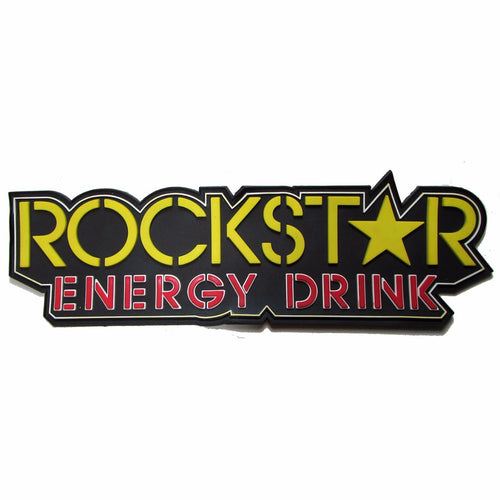 Rock Star Energy PVC Sew-On Patch - Action Pro Sports