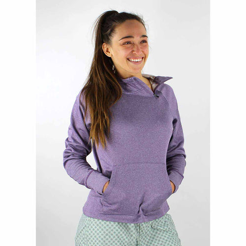 Sevy Long Sleeve Women's Hoody - Vintage Violet | Action Pro Sports