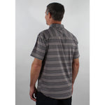 Vibe Men's Shirt - Burnt Cayenne Stripe