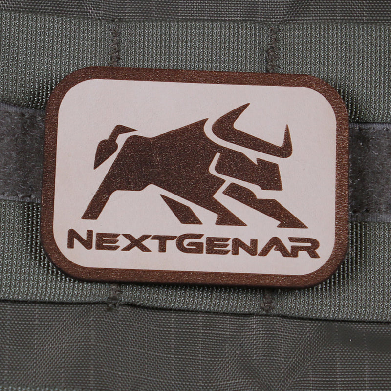 NextGenAR Bull Logo Velcro Patch - Tan | Action Pro Sports