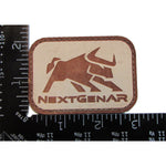 Bull Logo Velcro Leather Patch - Action Pro Sports